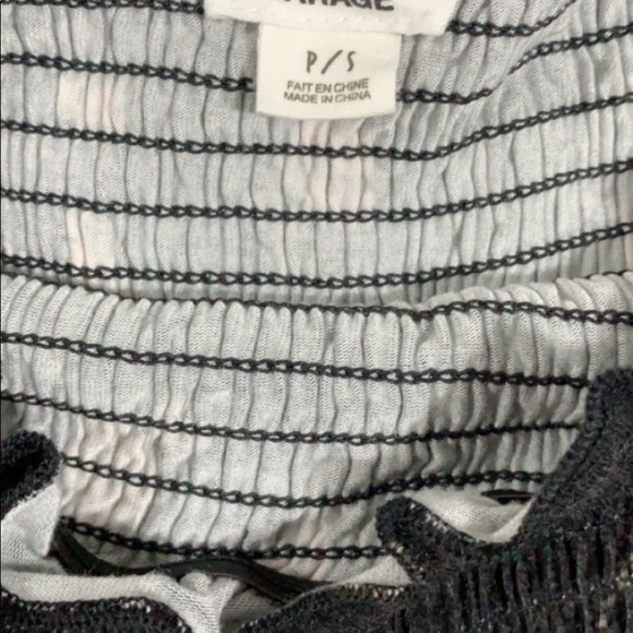 Garage black shorts romper - Picture 2 of 2